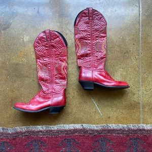 90’s Durango Red Cowboy Boots ♥️